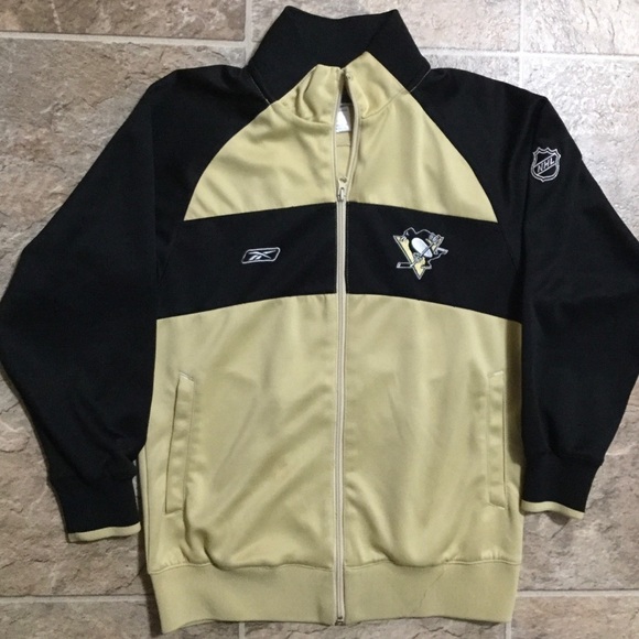 pittsburgh Penguins NHL REEBOK CCM Jacket SZ M NEW - Picture 1 of 9